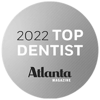 Atlanta Magazine Top Dentist 2022, awarded to Dr. Jamie Kim of iCare Orthodontics and Dentistry in Norcross, GA