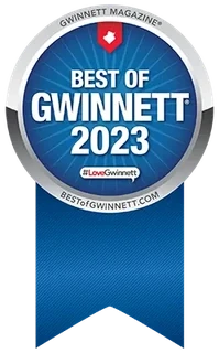 Best of Gwinnett 2023 award, iCare Orthodontics and Dentistry in Norcross, GA