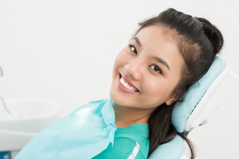 smiling patient